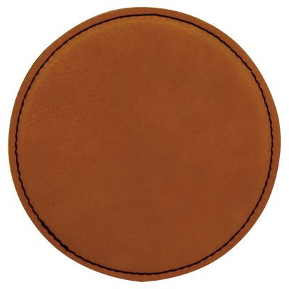 Round Leatherette Coaster