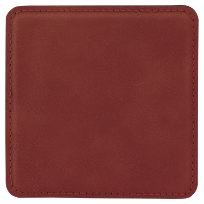 Square Leatherette Coaster