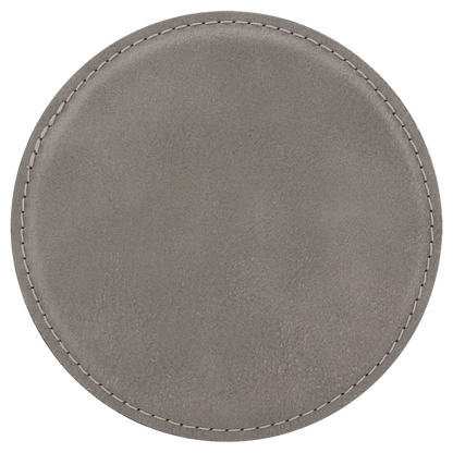 Round Leatherette Coaster