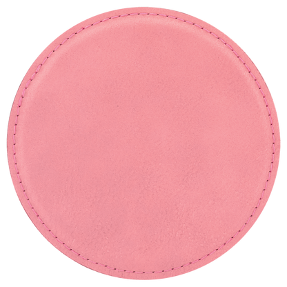 Round Leatherette Coaster