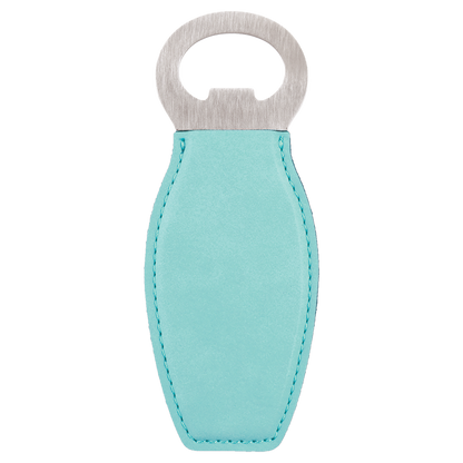 Teal Bottle Opener with magnet