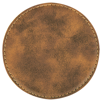 Round Leatherette Coaster