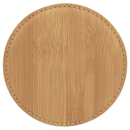 Round Leatherette Coaster