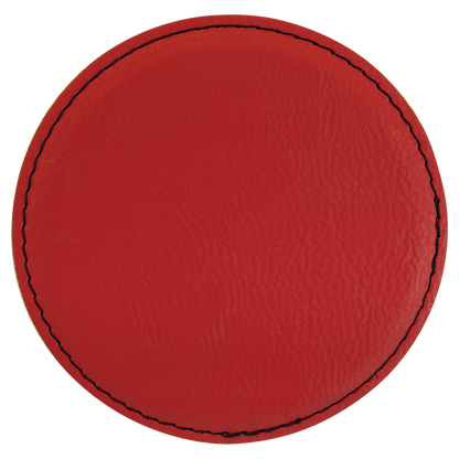 Round Leatherette Coaster