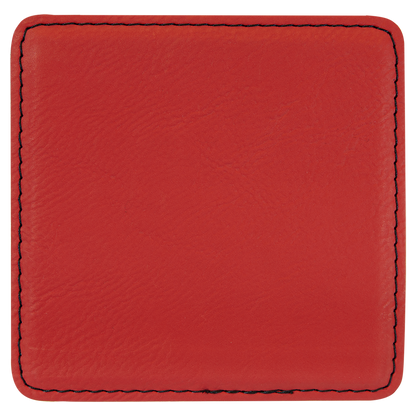 Square Leatherette Coaster