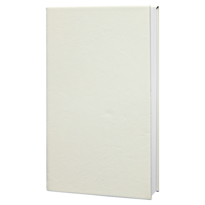 5 1/4" x 8 1/4" Laserable Leatherette Journal with Lined Notepad