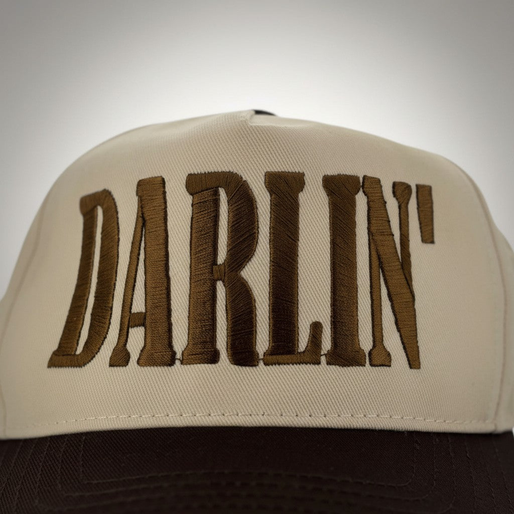 "Darlin" Two Tone Hat