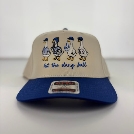 "Hit The Dang Ball" Two Tone Hat