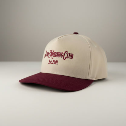 "Slow Morning Club" Two Tone Hat