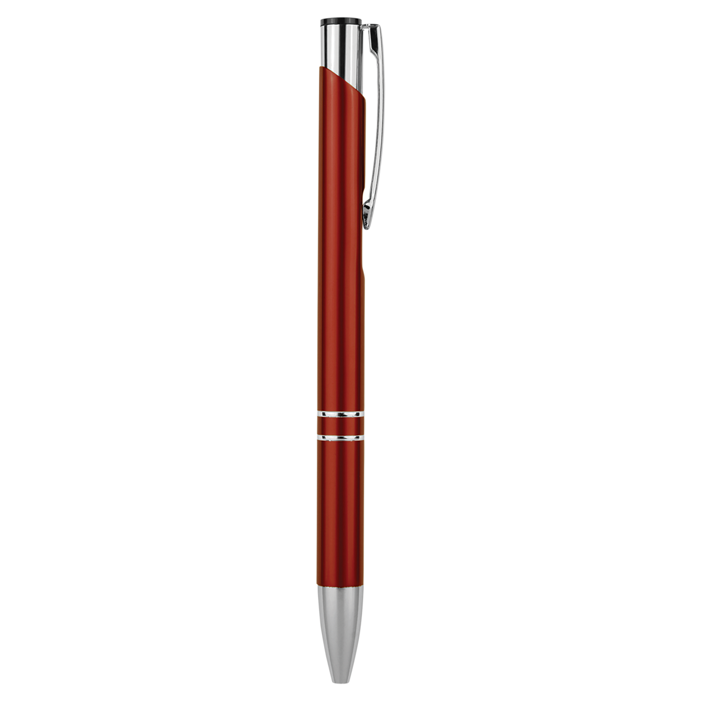 Silver Trim Laserable Pen