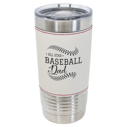 20 oz. Baseball Tumbler with Slider Lid