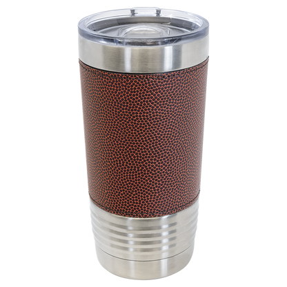 Polar Camel 20 oz. Football Tumbler with Slider Lid