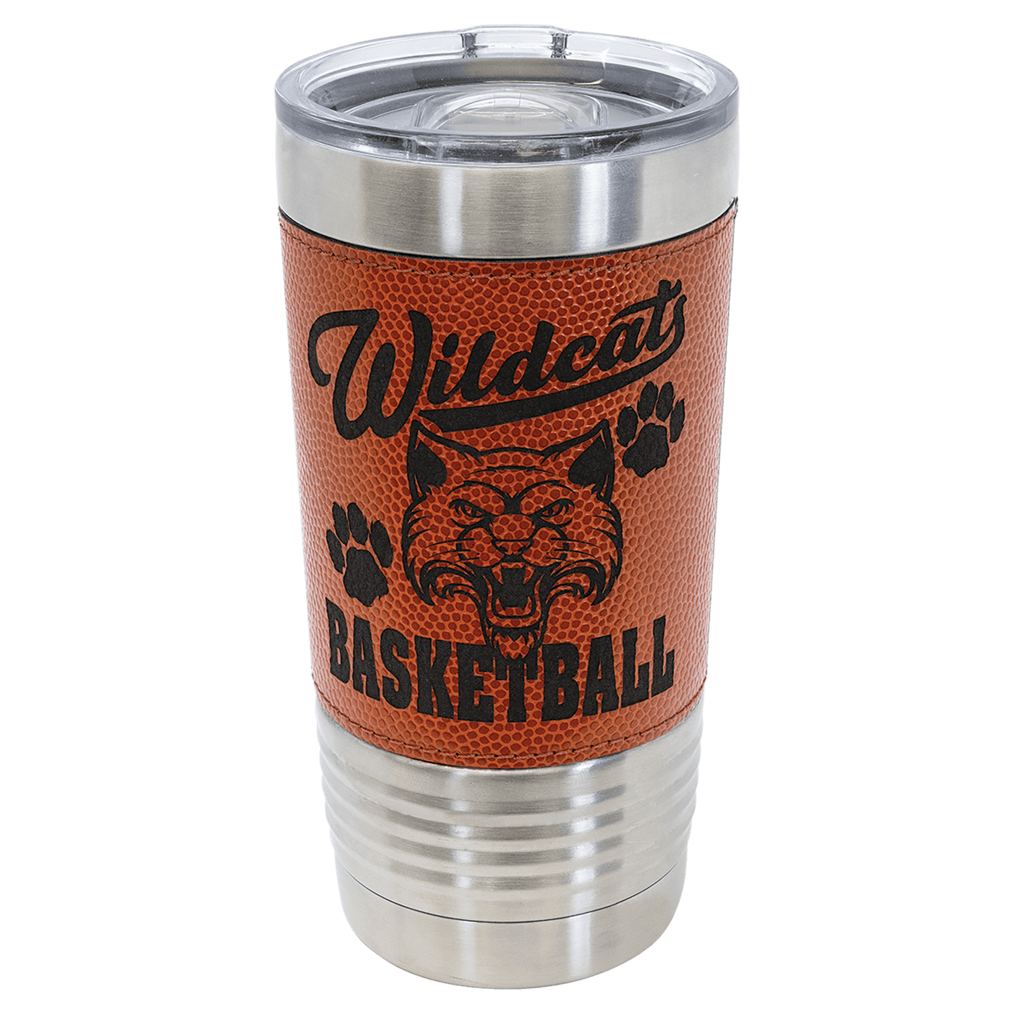 20 oz. Basketball Tumbler with Slider Lid