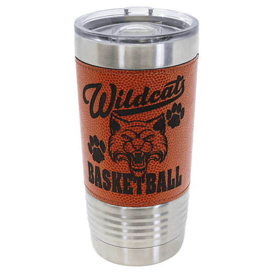 20 oz. Basketball Tumbler with Slider Lid