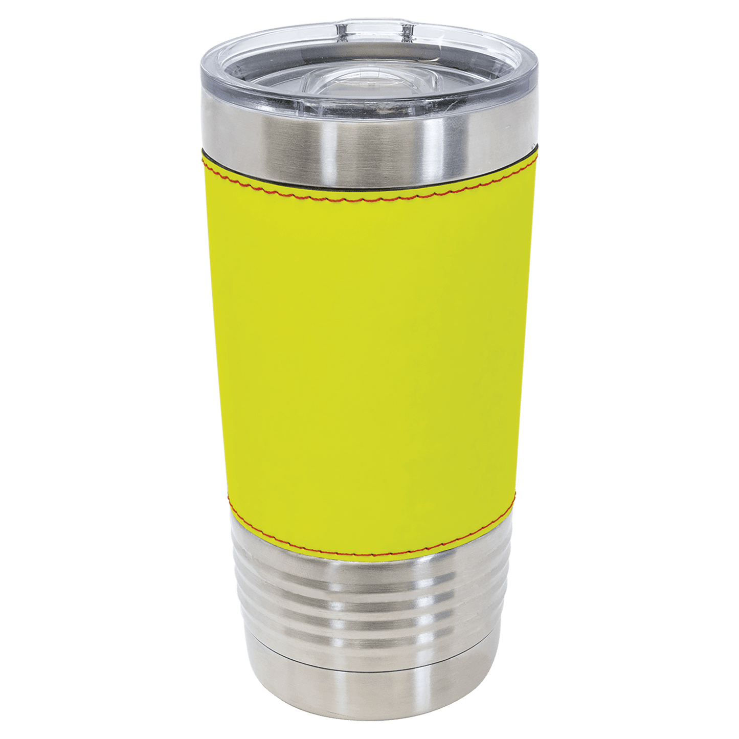 20 oz. Softball Leather Tumbler with Slider Lid