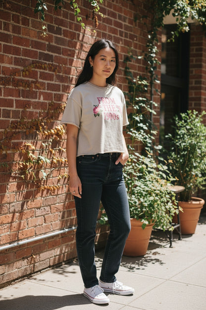"From the 1900s" Zenana Croptop