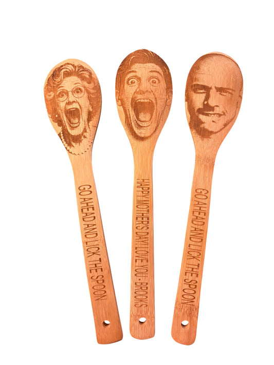 Face Bamboo Spoon