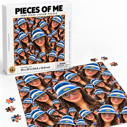 Custom Face Puzzle 1000 Piece | Personalized Photo Jigsaw Puzzle | Funny Gag Gift