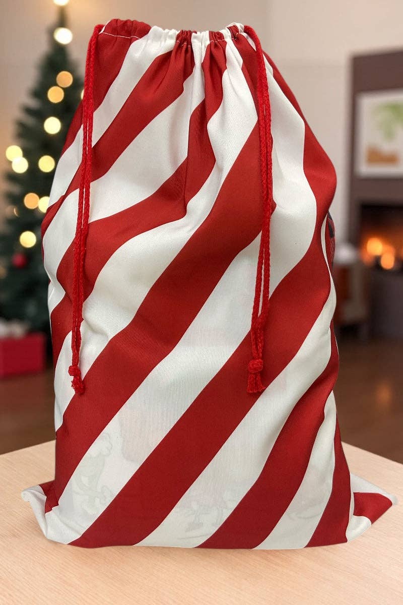 19" X 27"North Pole Mail Service printed Christmas sack.. SC-17