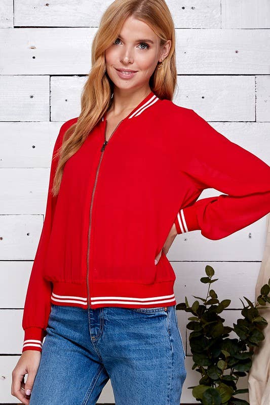 Varsity Zip Track Bomber
