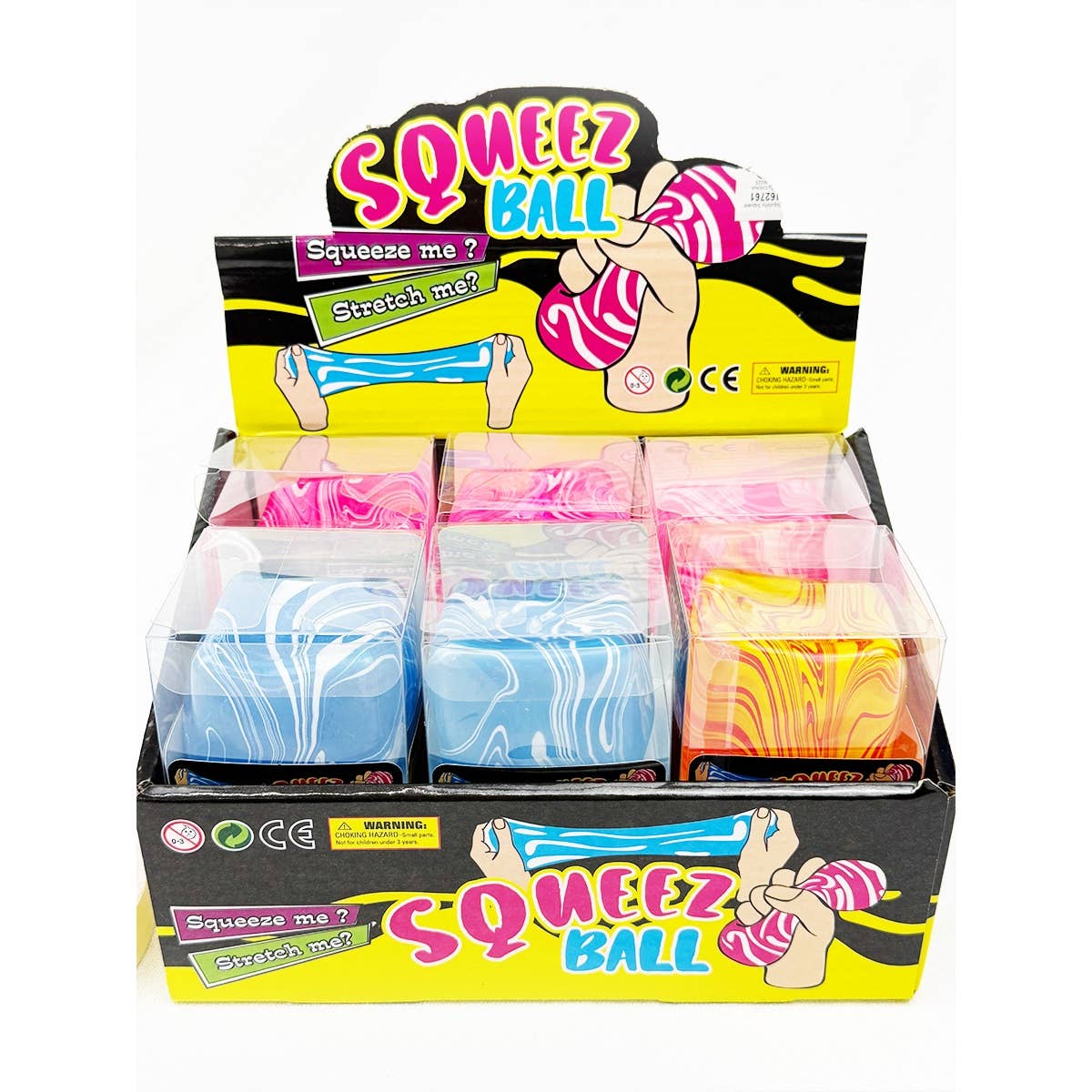 Fluid Pattern Squeeze Cube Slime
