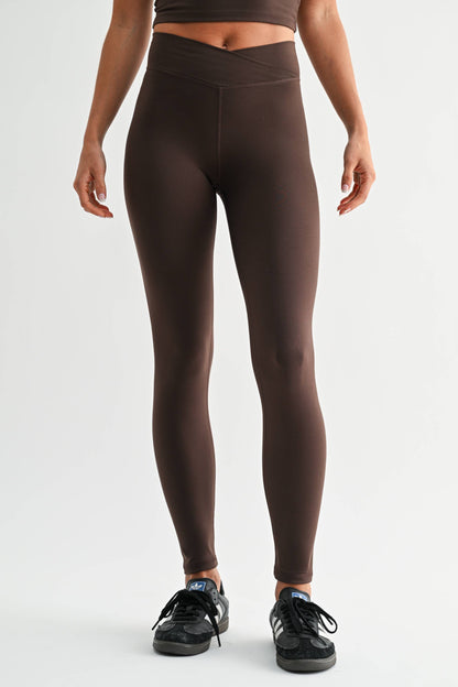 Venice Crossover Waist Leggings