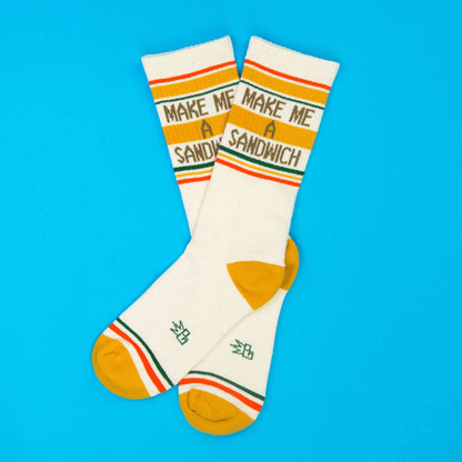 Make Me A Sandwich Gym Crew Socks