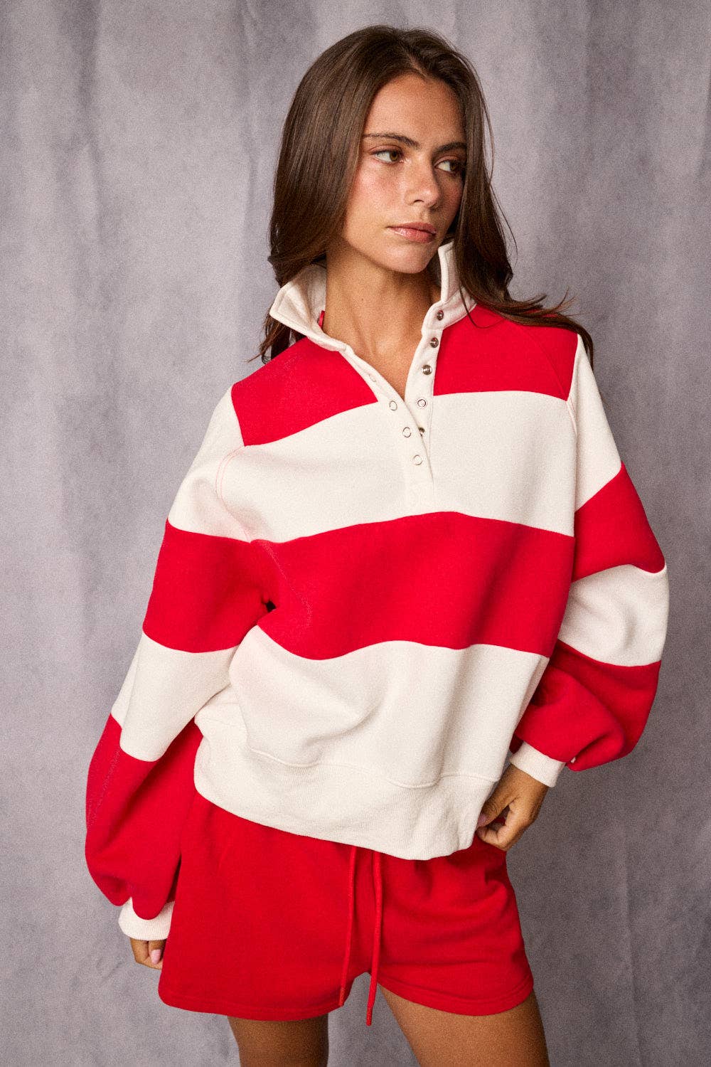PT16060-3 - Everly Striped Pullover