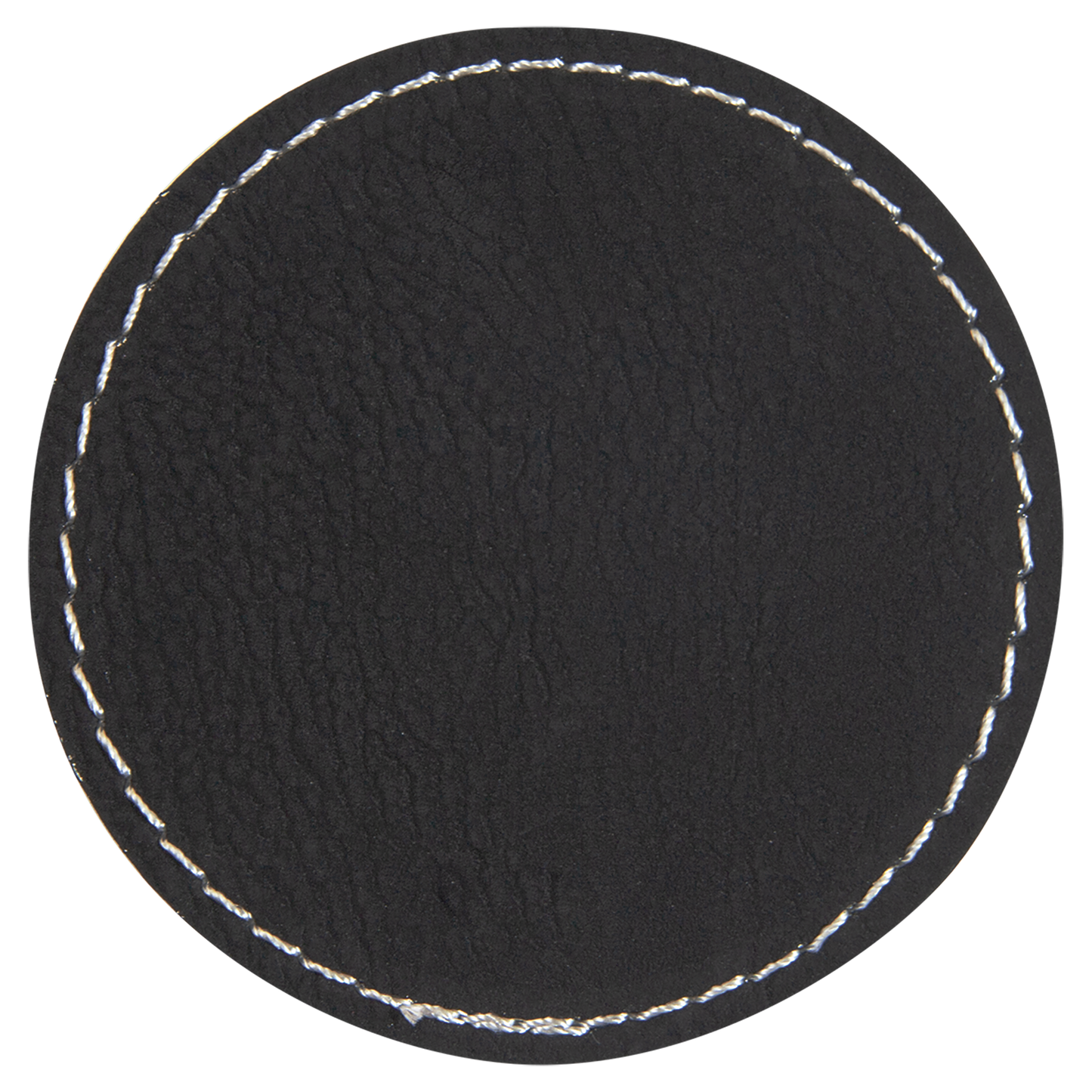 Printed 3" Circle Leather Patch