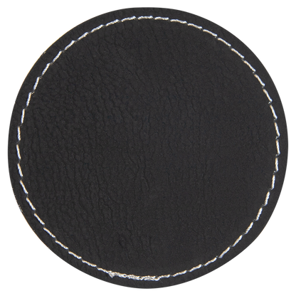 Printed 3" Circle Leather Patch