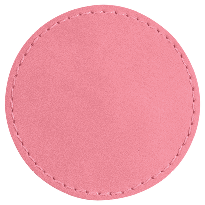 Printed 3" Circle Leather Patch
