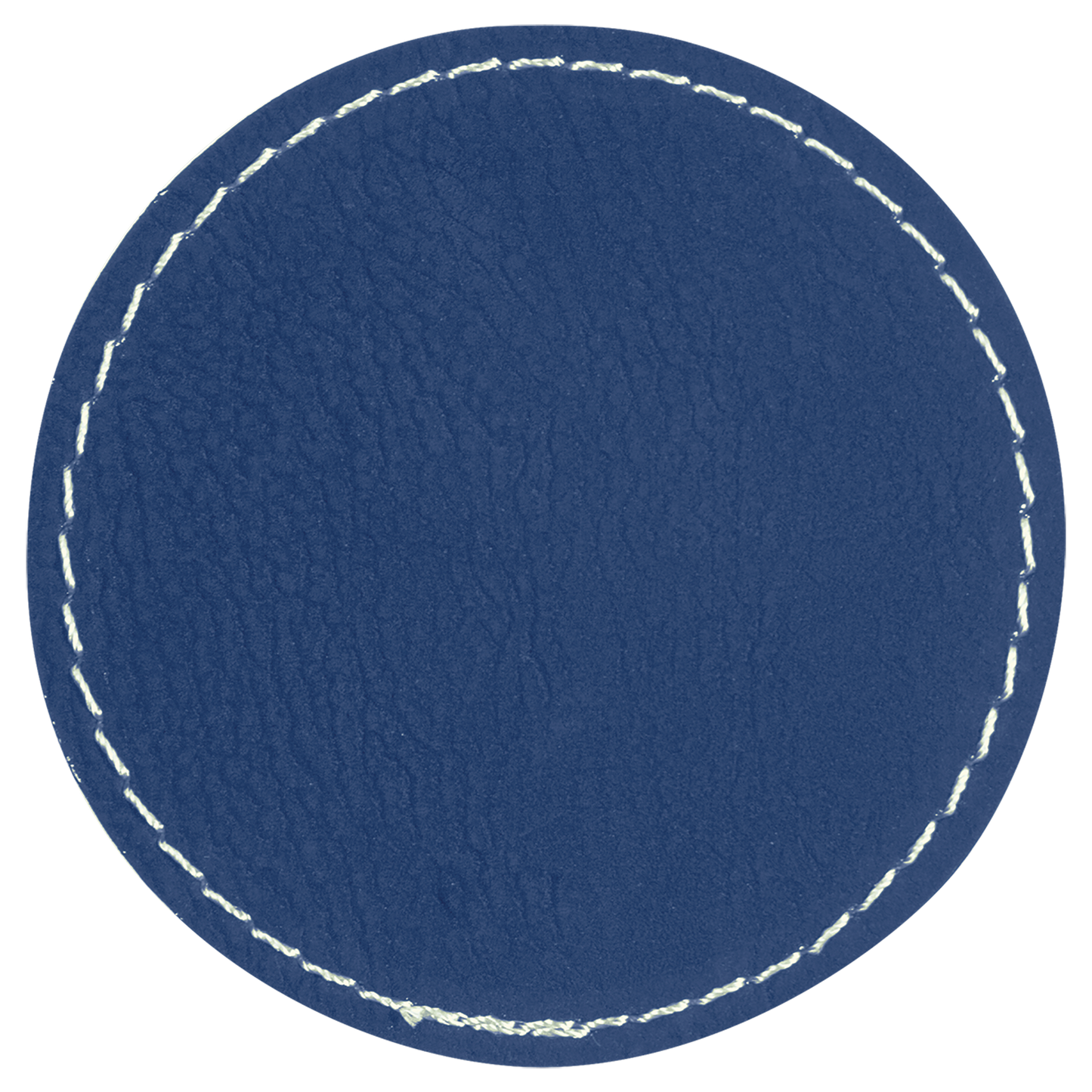 Printed 3" Circle Leather Patch