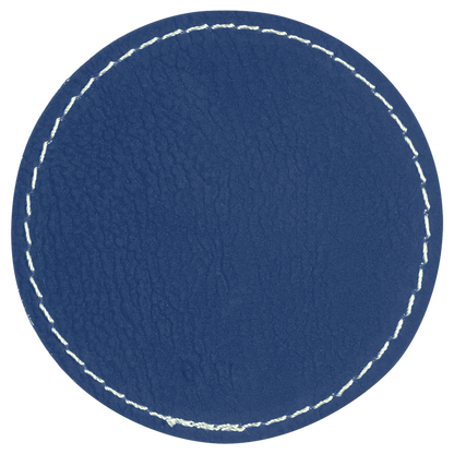 Printed 3" Circle Leather Patch
