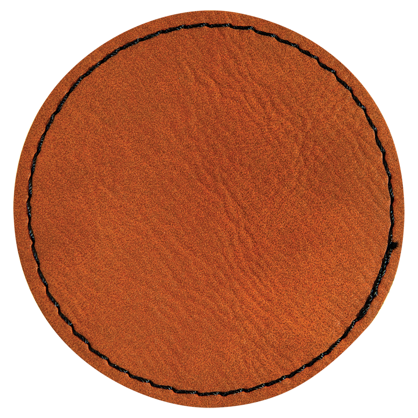Printed 3" Circle Leather Patch