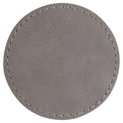 Printed 3" Circle Leather Patch