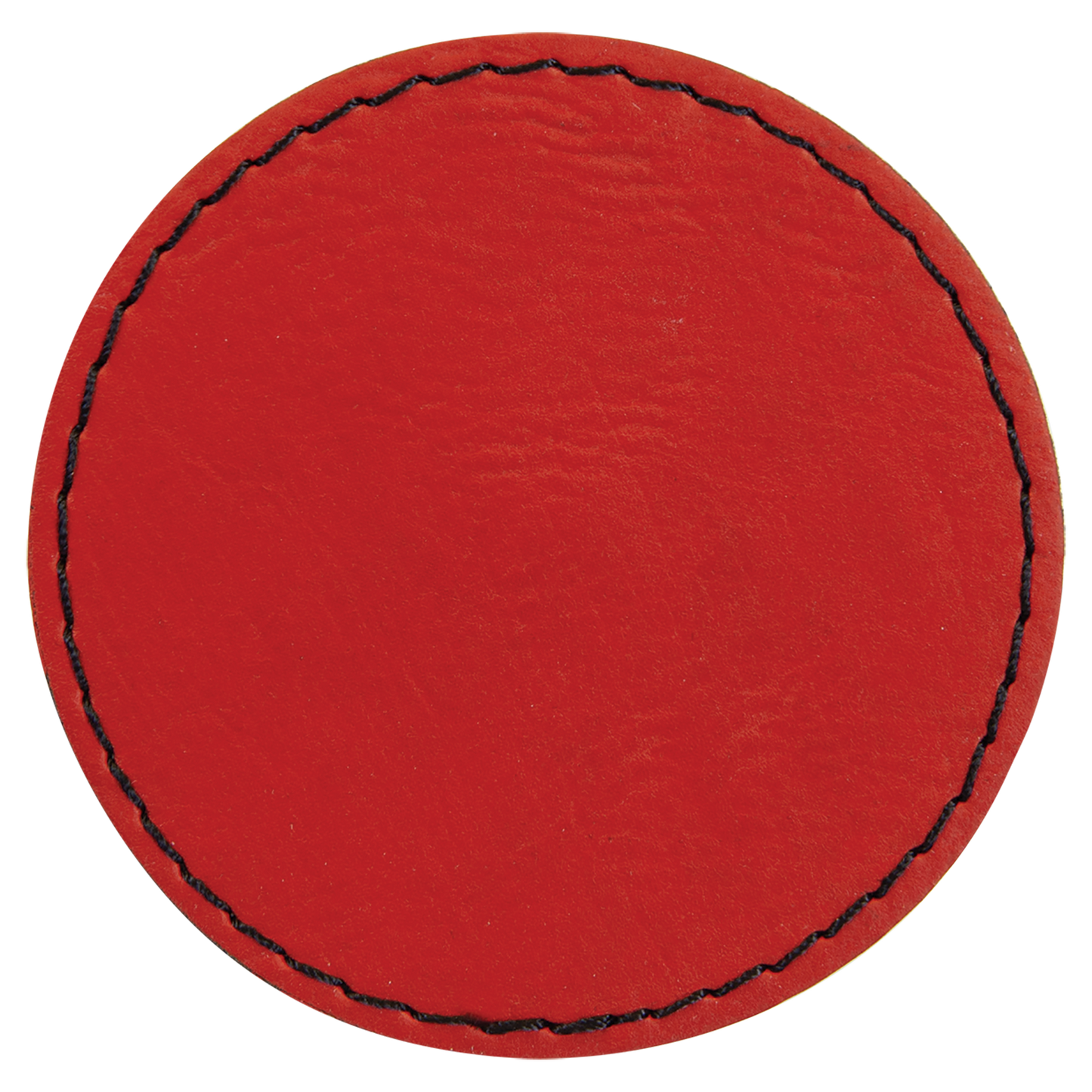 Printed 3" Circle Leather Patch