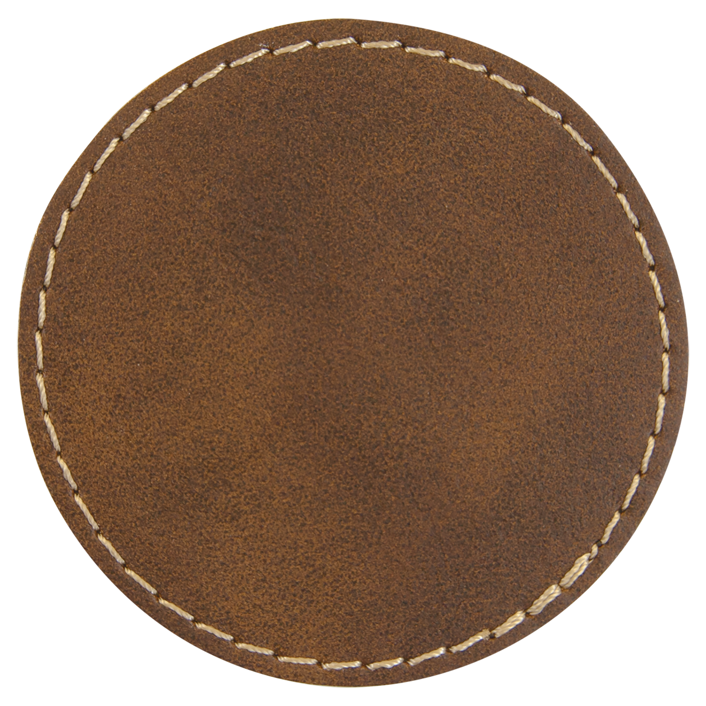 Printed 3" Circle Leather Patch