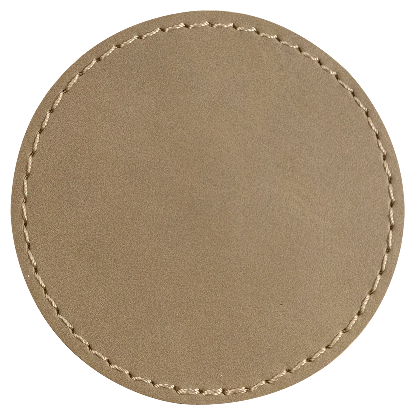 Printed 3" Circle Leather Patch
