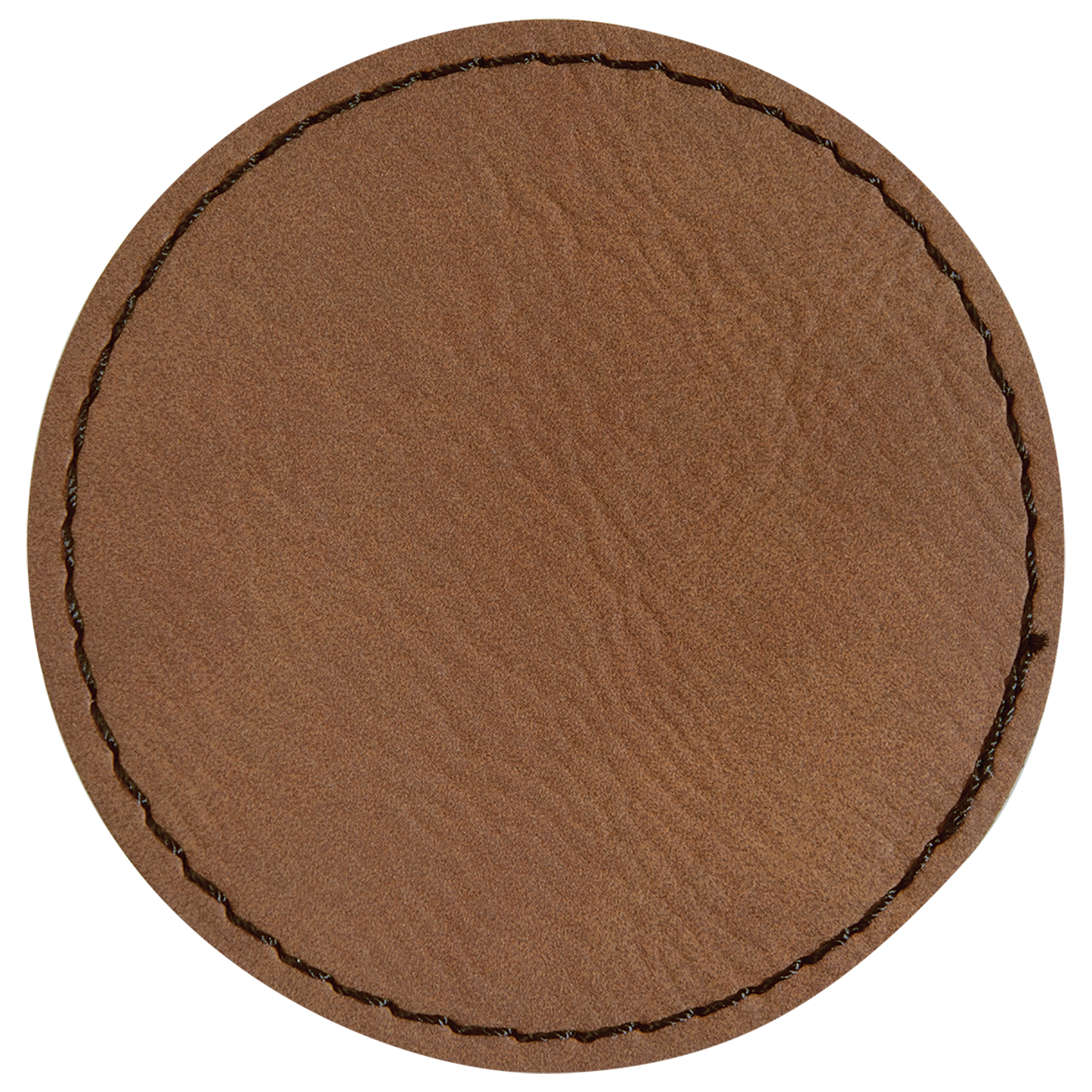 Printed 3" Circle Leather Patch