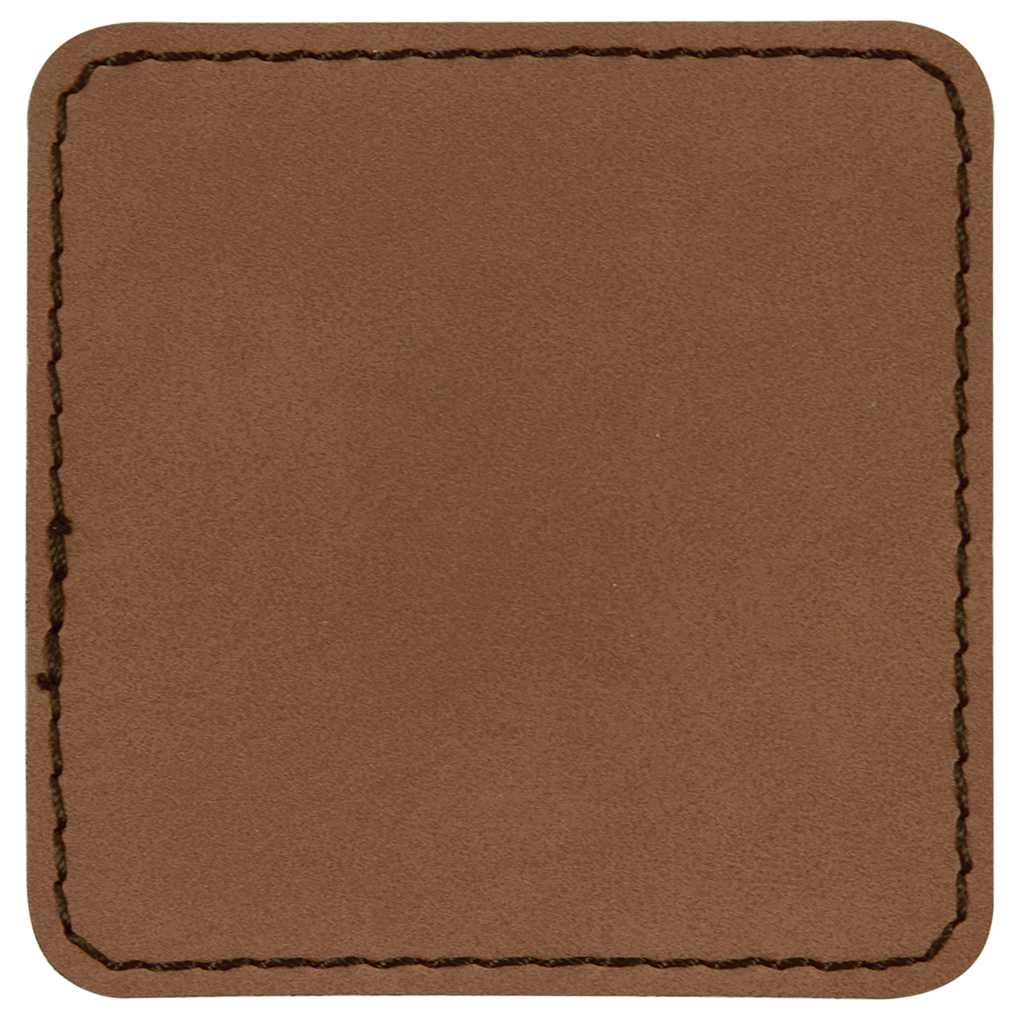 2.5"x2.5" Square Leather Printed Patch