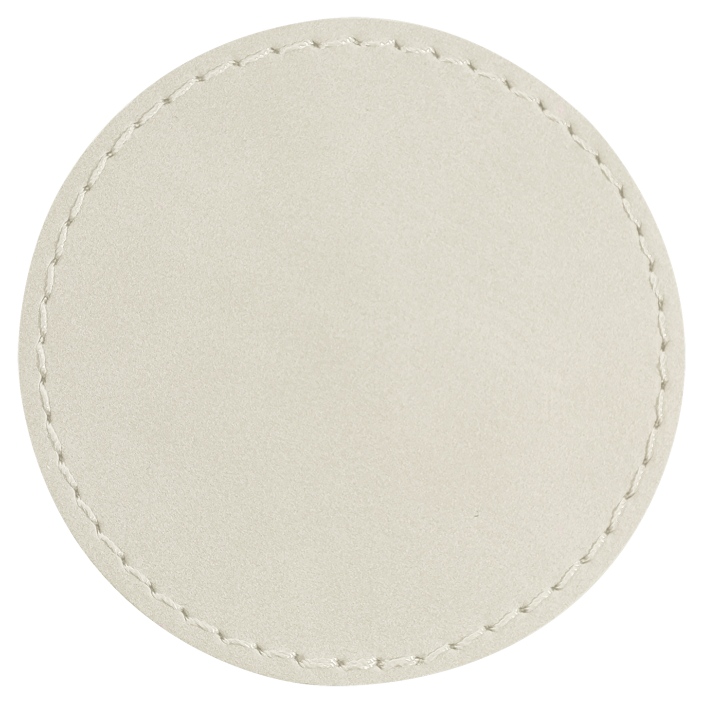 Printed 3" Circle Leather Patch