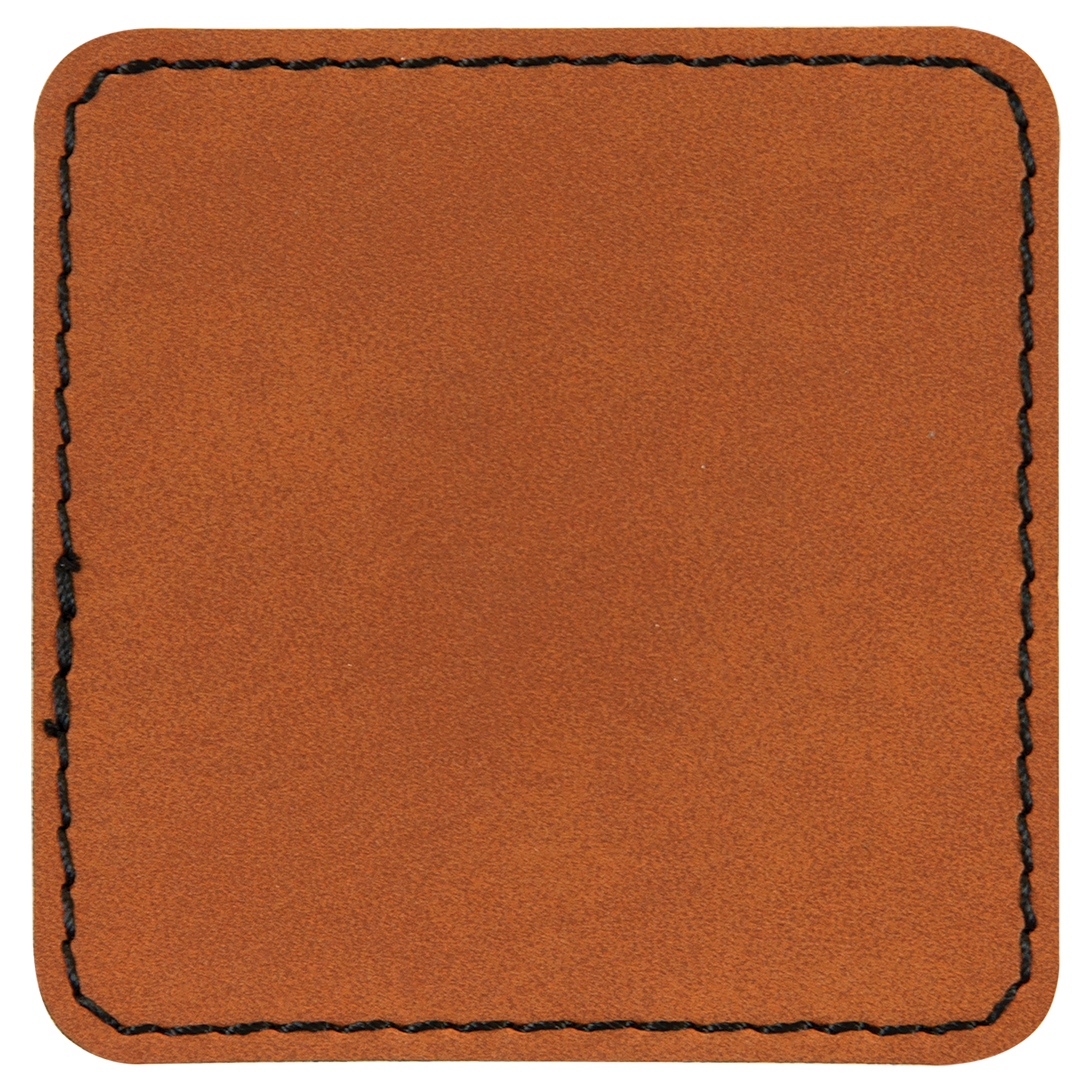 2.5"x2.5" Square Leather Printed Patch