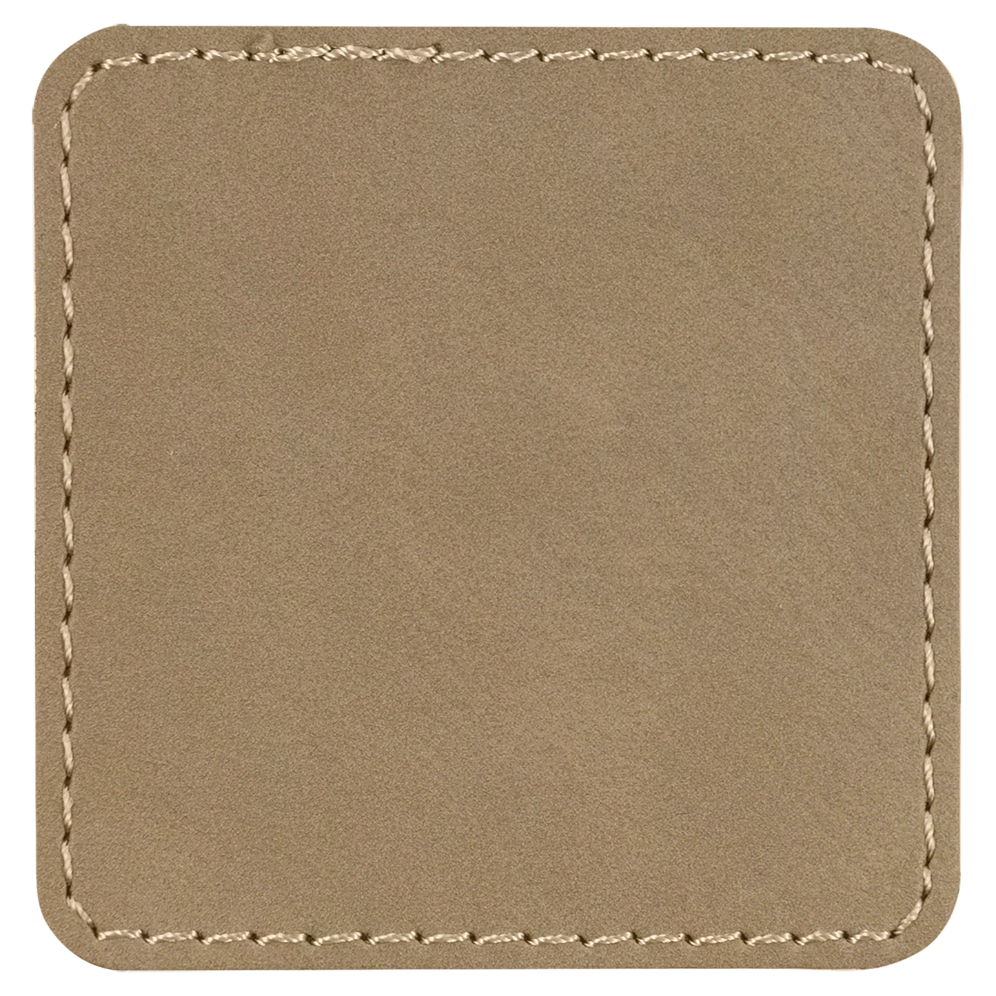 2.5"x2.5" Square Leather Printed Patch