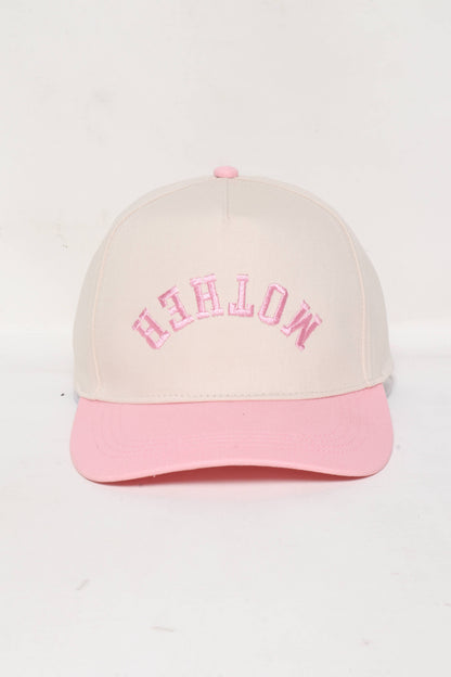 MOTHER Upside Down embroidery in Two Tone Baseball Cap