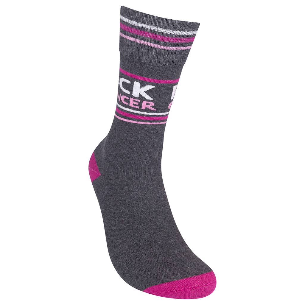 F*Ck Cancer Socks – Pink - Closeout | Funatic