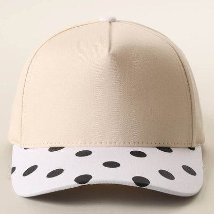 BIG POLKA DOT Brim Two-Tone Trucker Hat