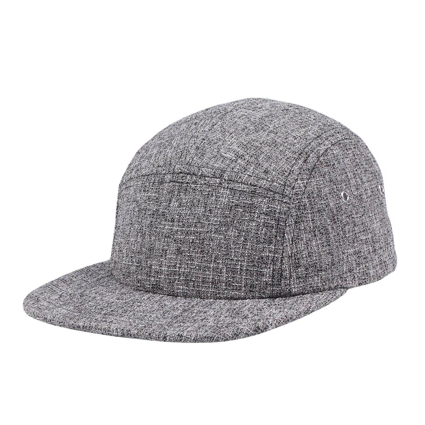 HatPhile Urban Weave 5-Panel Hat – Modern Minimalist Texture for Everyday Streetwear