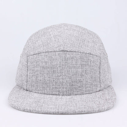 HatPhile Urban Weave 5-Panel Hat – Modern Minimalist Texture for Everyday Streetwear