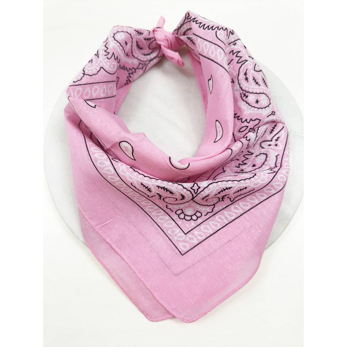 PINK Pasley Pattern Bandanas