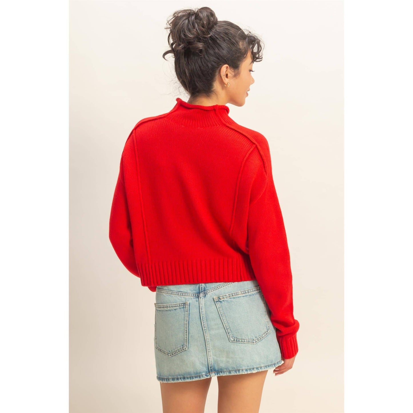 High Roll Neck Sweater